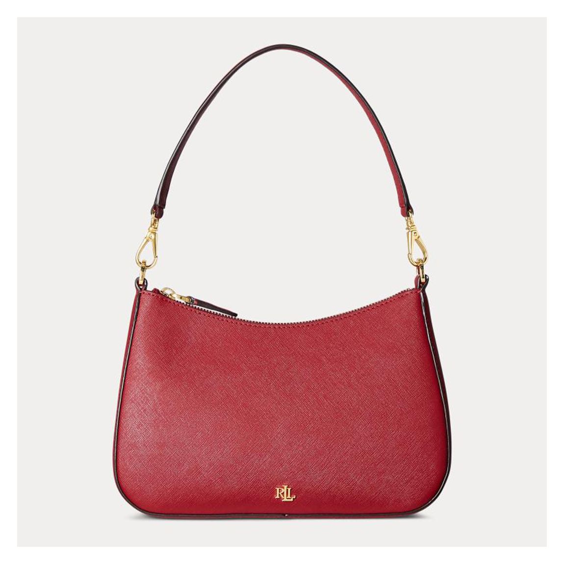 Red Danni Crosshatch Leather Bag main product photo
