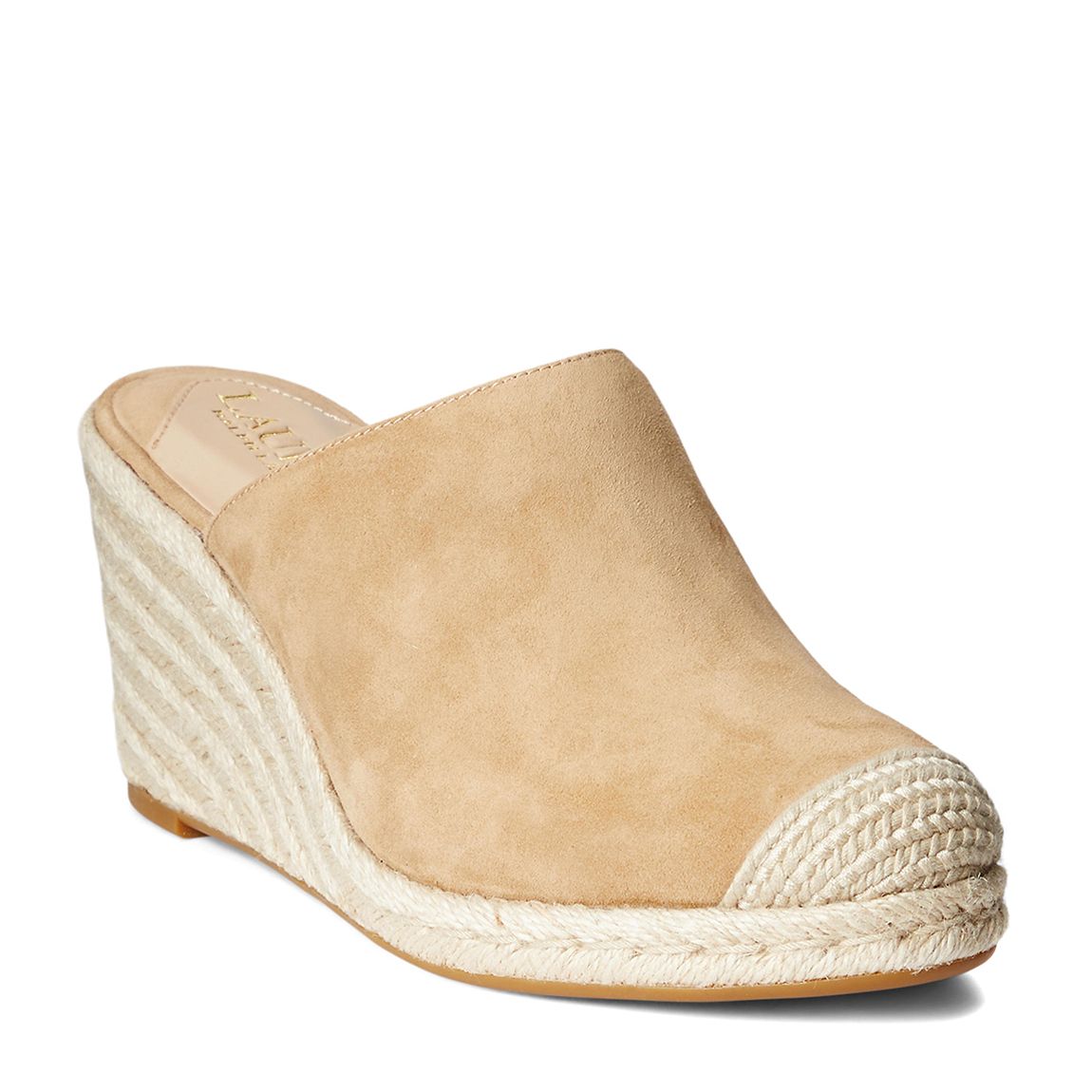 Sand Pennie Suede Wedge Heels main product photo