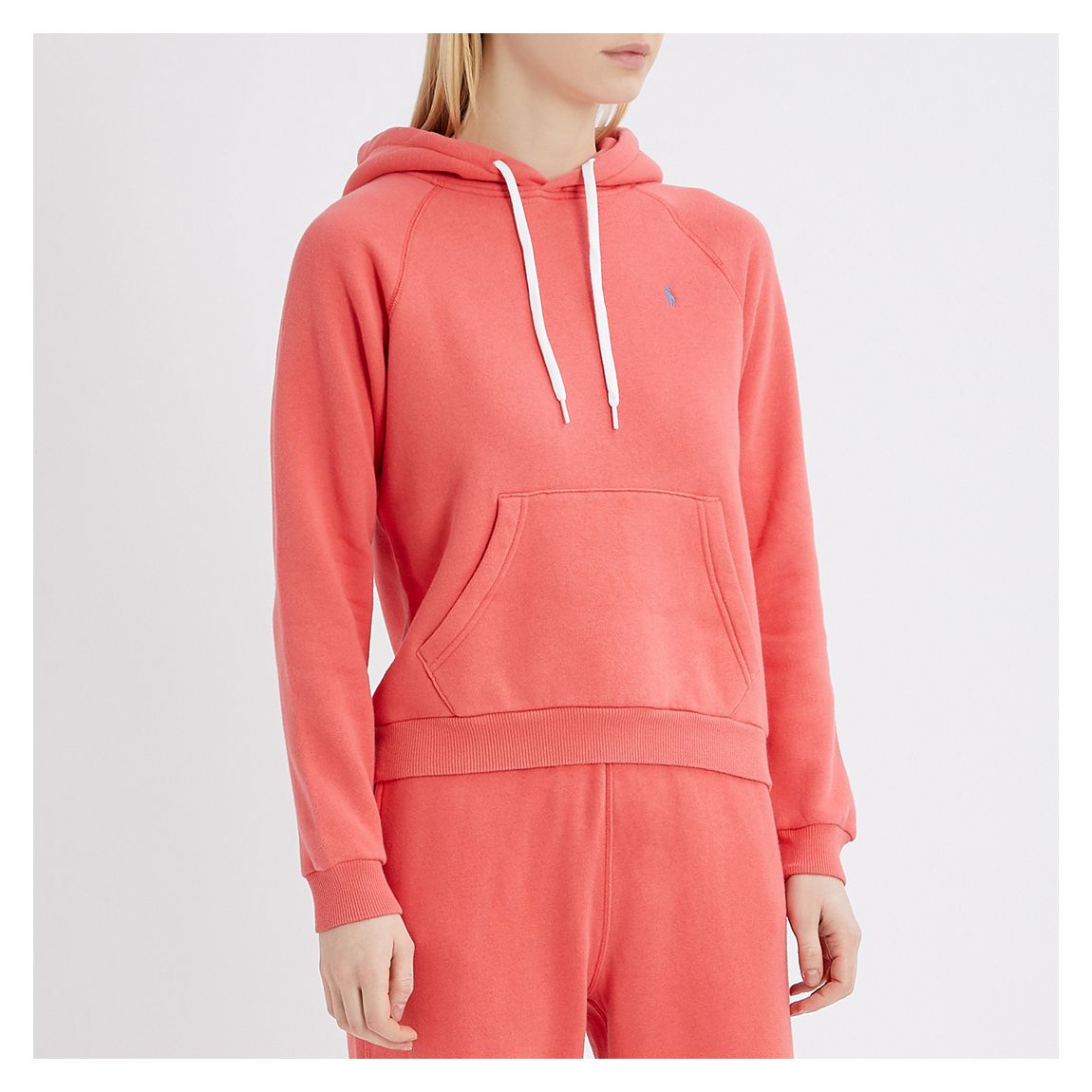 Coral Arctic Cotton Blend Hoodie main product photo