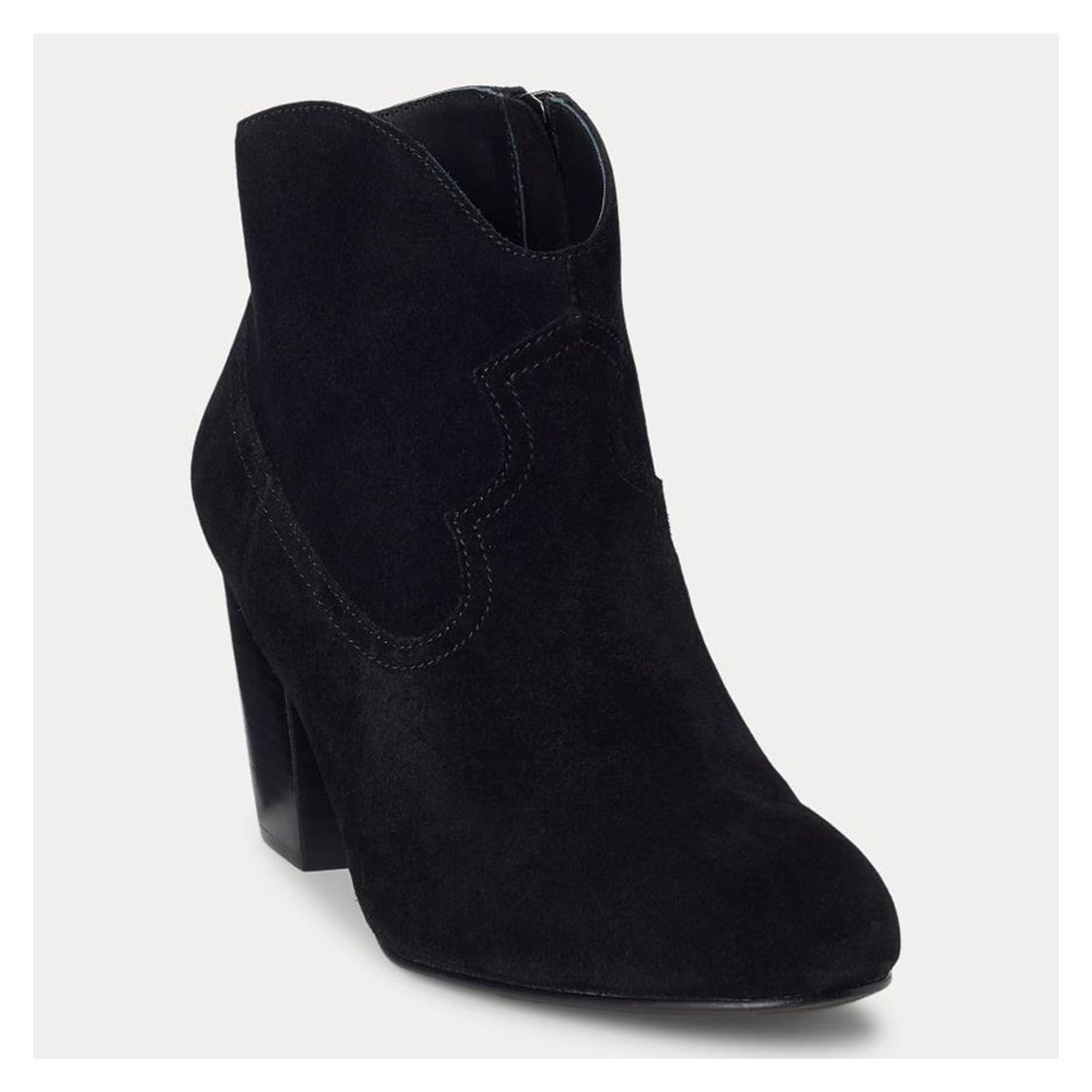 Black Mazie Suede Boots main product photo