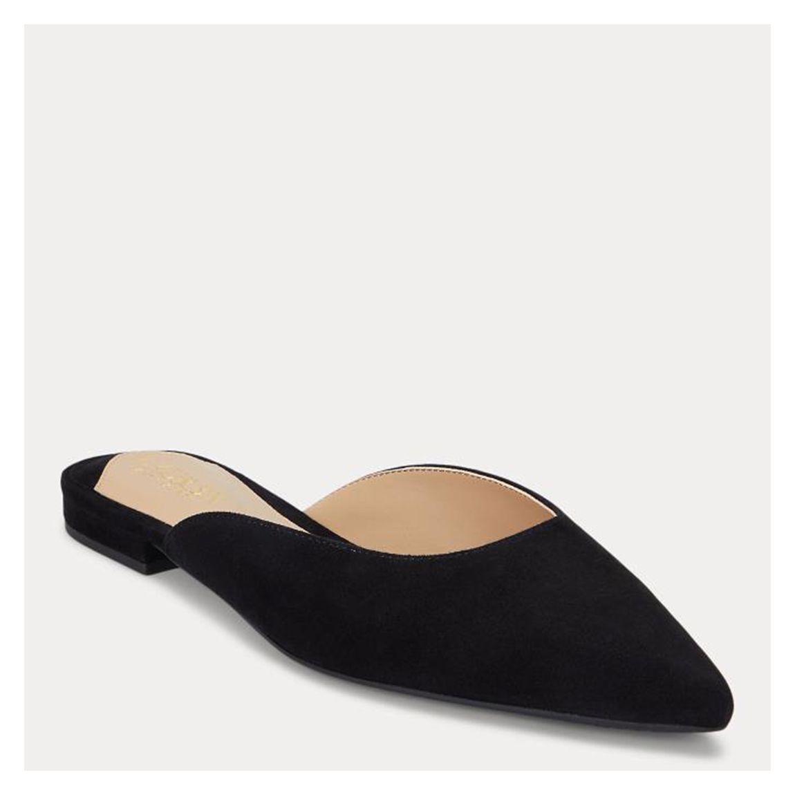 Black Londyn Suede Ballerinas main product photo