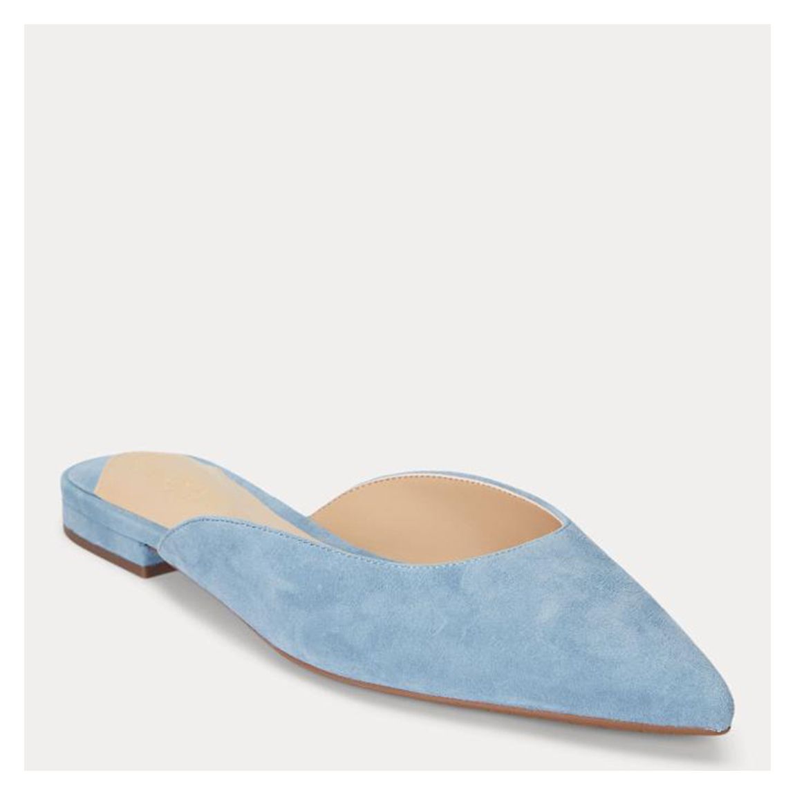 Blue Londyn Suede Ballerinas main product photo
