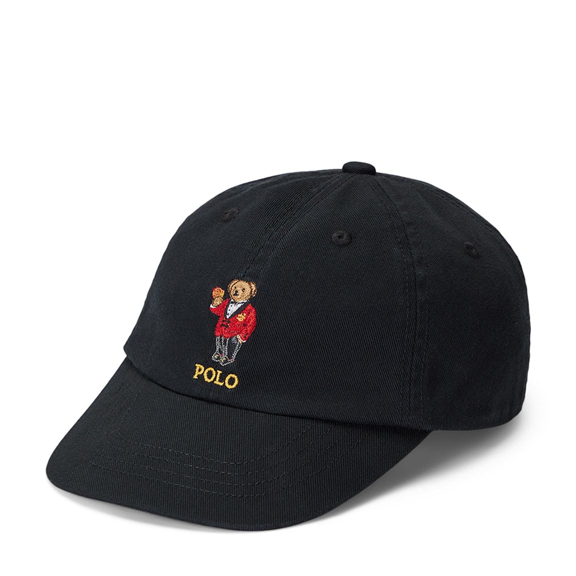Younger Boy's Black Embroidered Cotton Cap main product photo