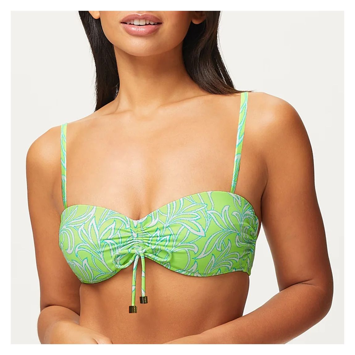 Multi Ruched Band Bikini Top main product photo