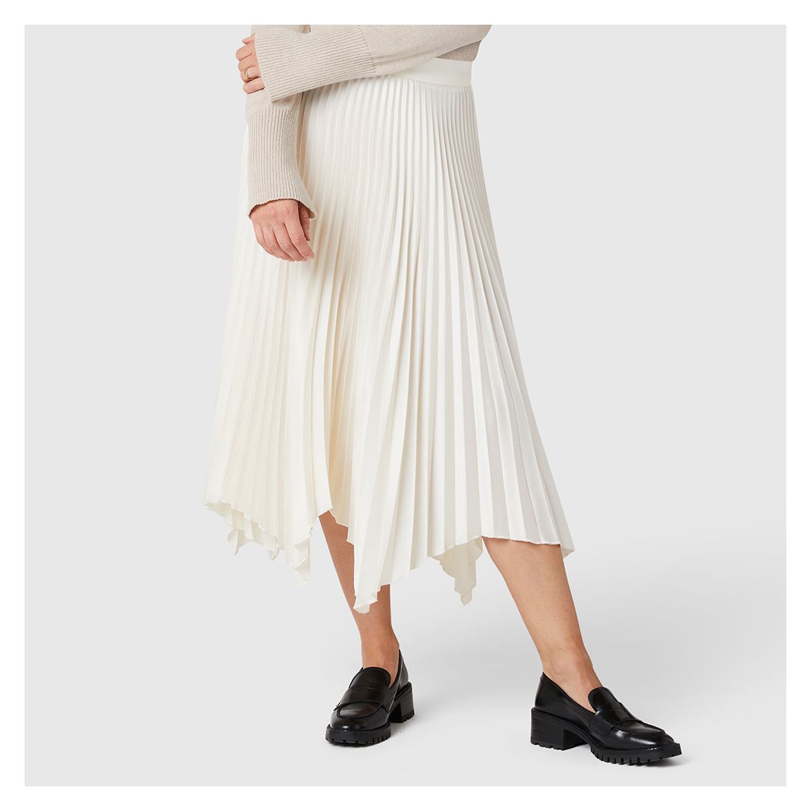 Off White Susie Pleated Skirt main product photo