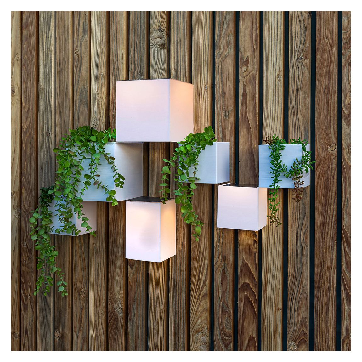 Wally Large 18cm Square Solar Light main product photo