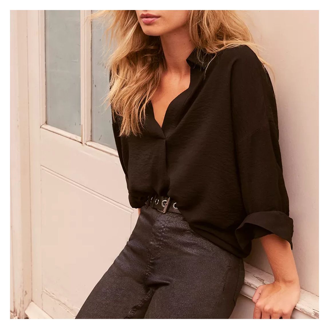 Black Oversized Shirt main product photo