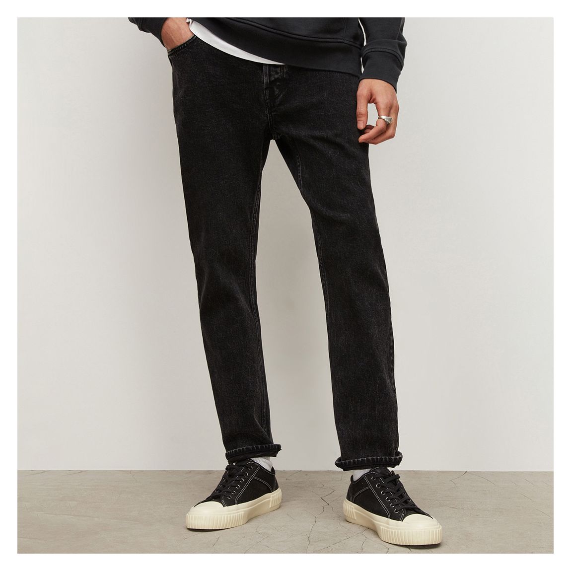 Black Dean Straight Jeans main product photo