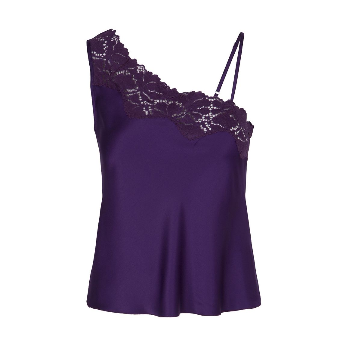 Purple Off shoulder Spaghetti Top main product photo