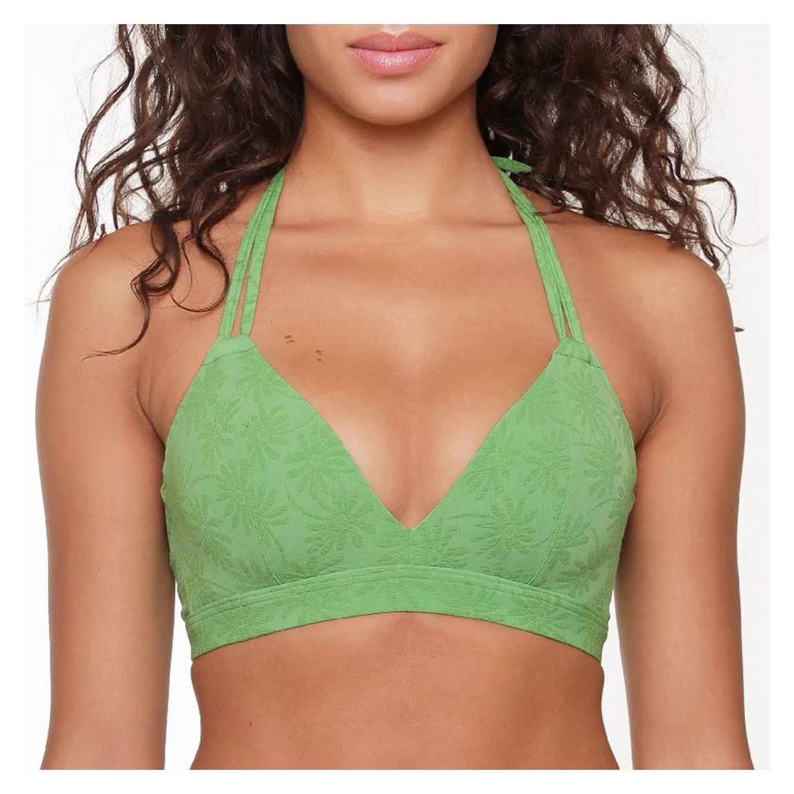 Kiwi Padded triangle Bikini top main product photo