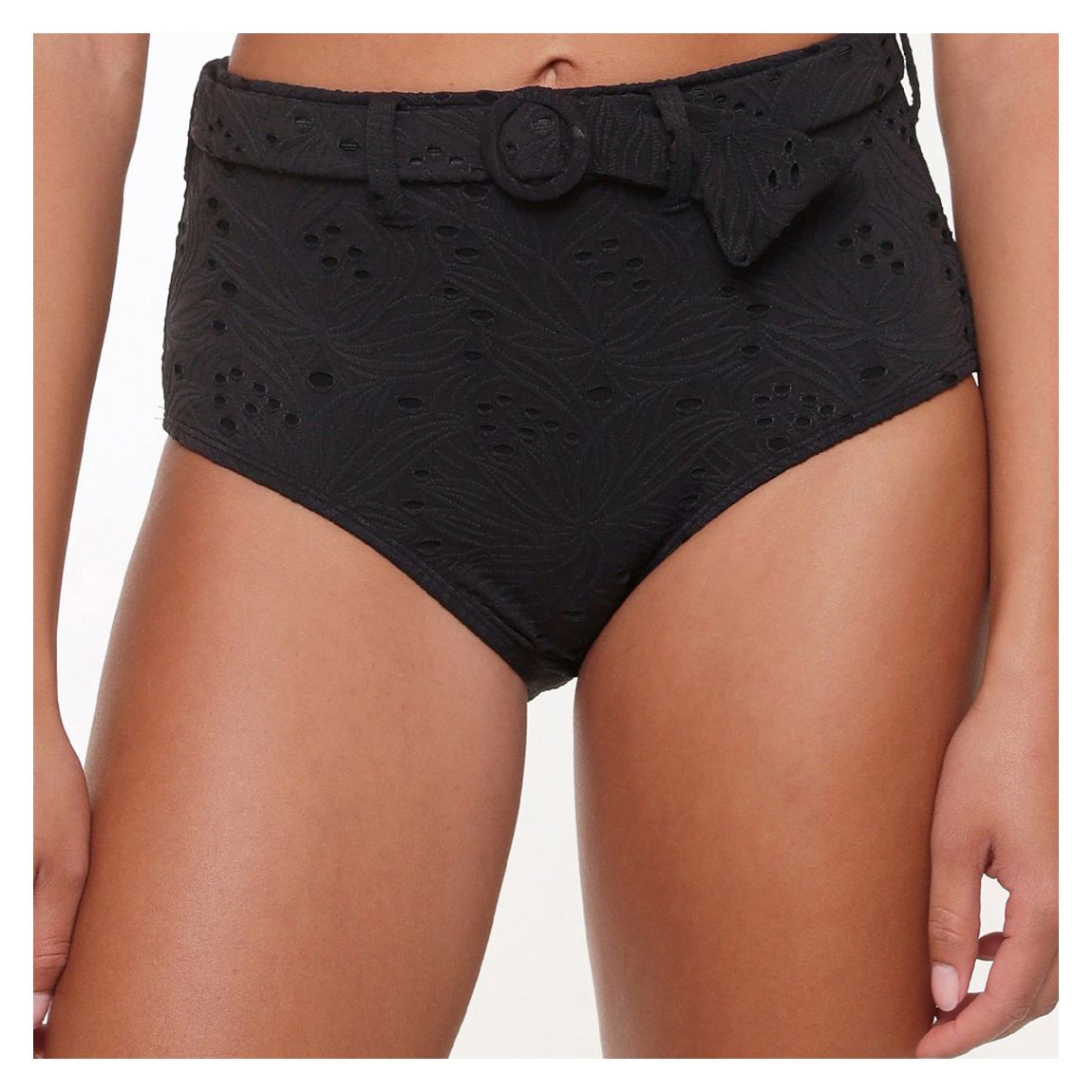 Black High waist brief main product photo