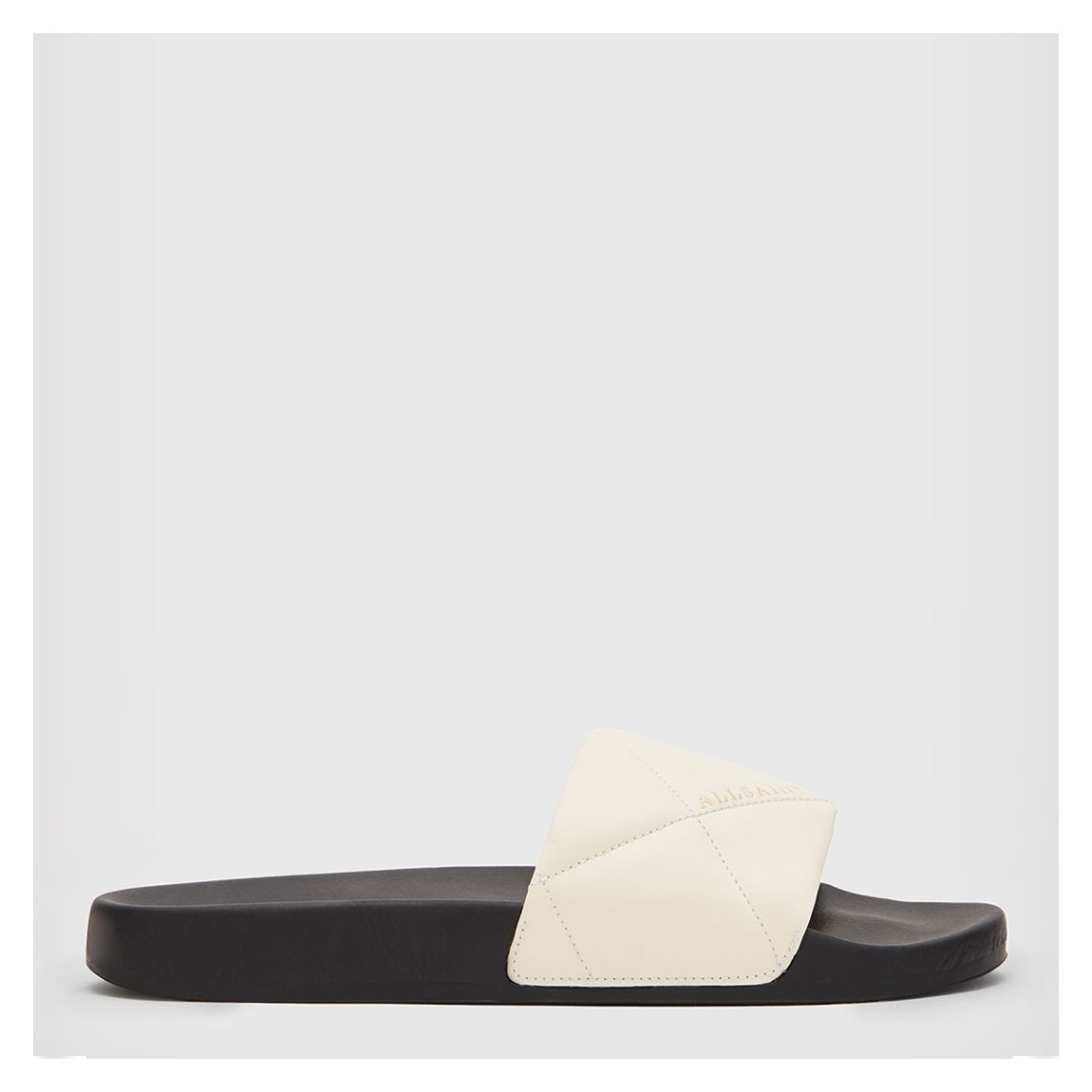 Cream Bell Leather Sliders main product photo