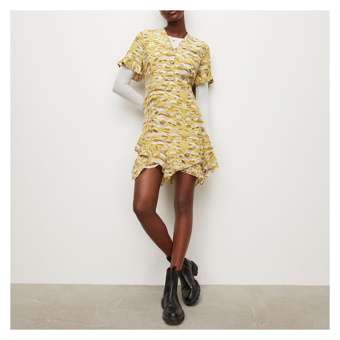 Yellow Frankie Oniyuri Dress main product photo