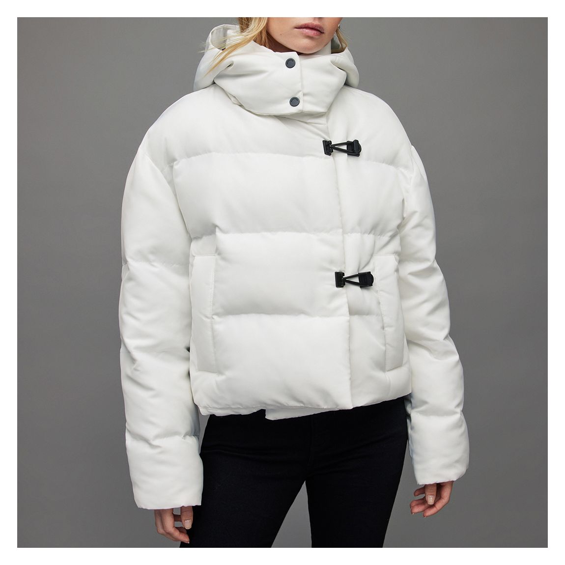 White Allais Puffer Coat main product photo