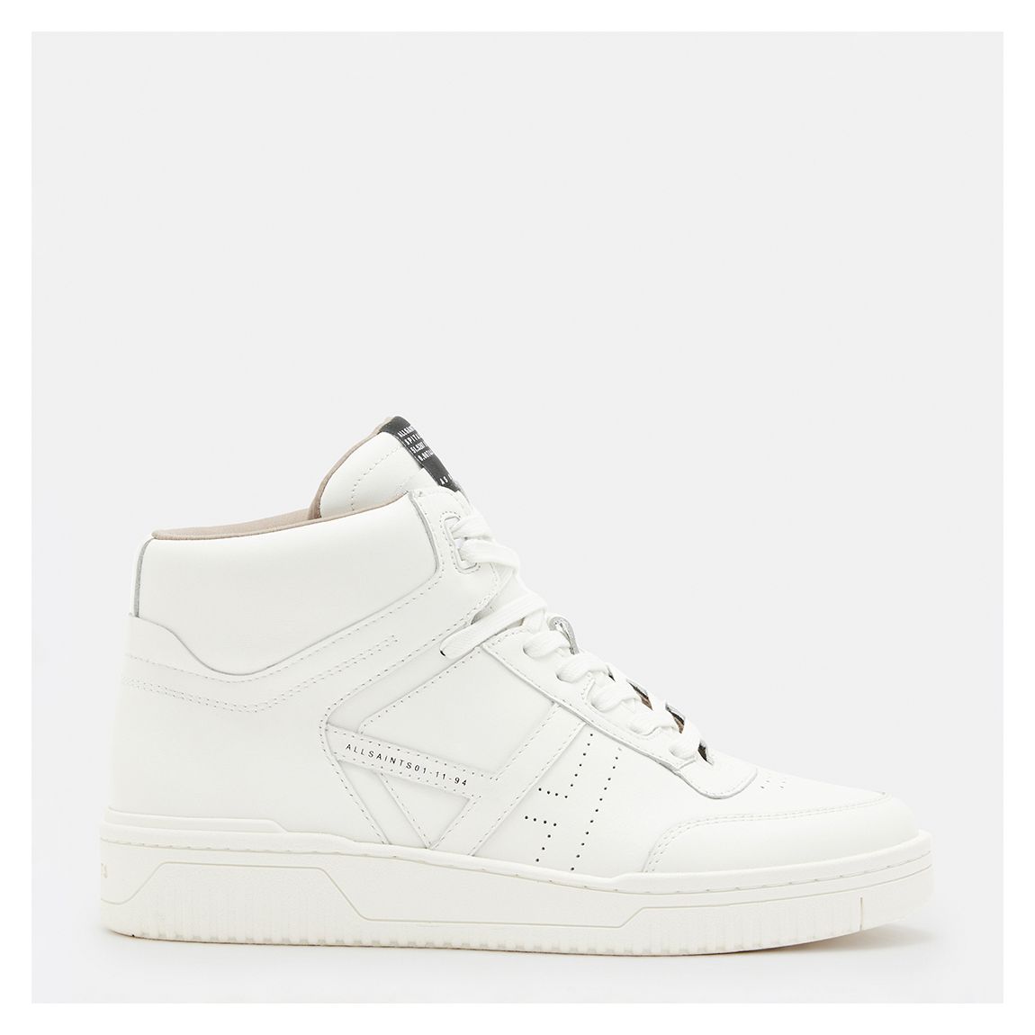 White Pro High Top Leather Trainers main product photo