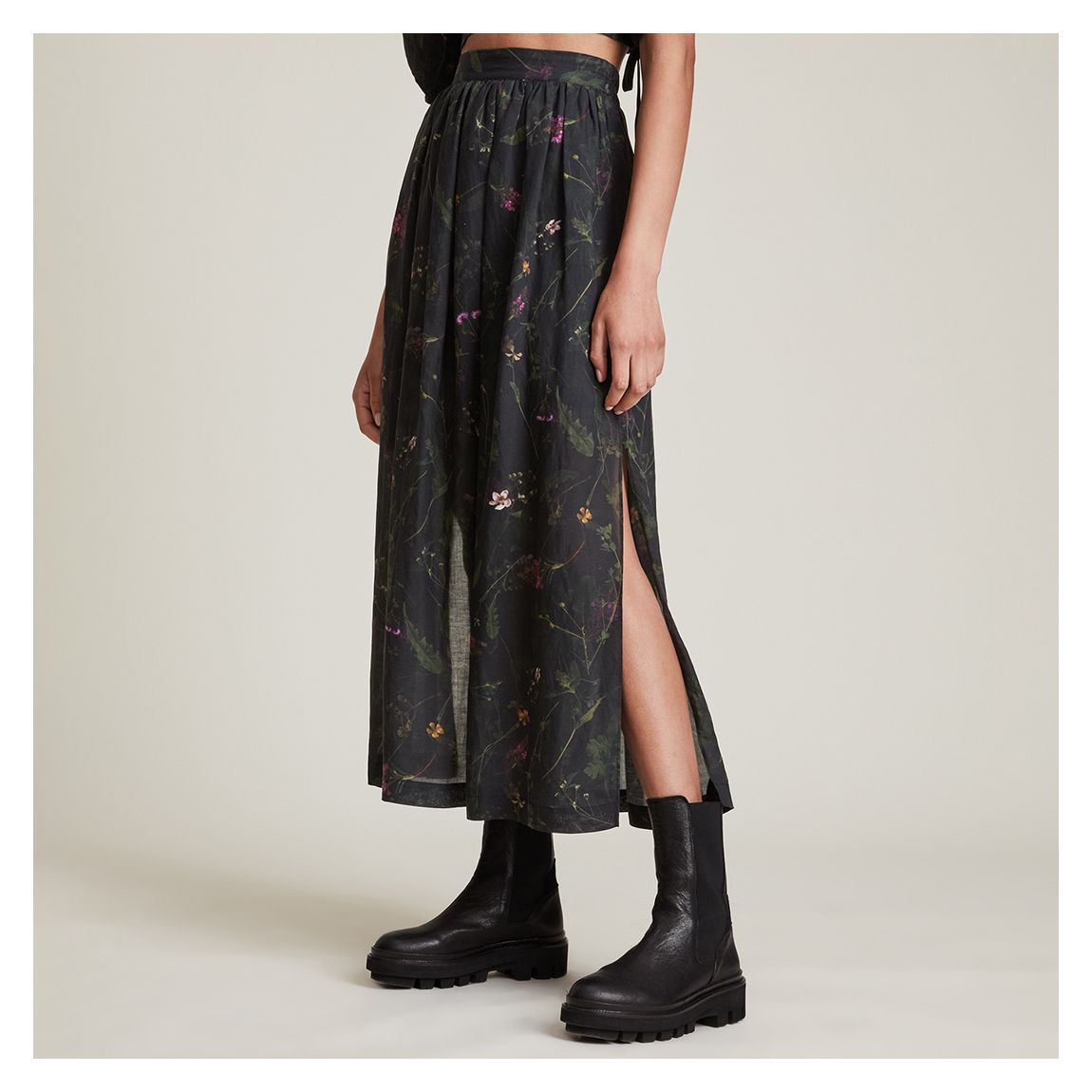 Black Asta Heligan Skirt main product photo