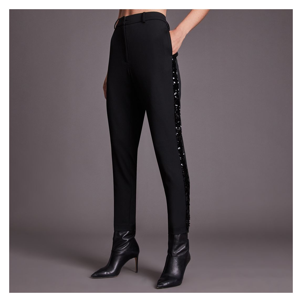 Black Sofia Trousers main product photo