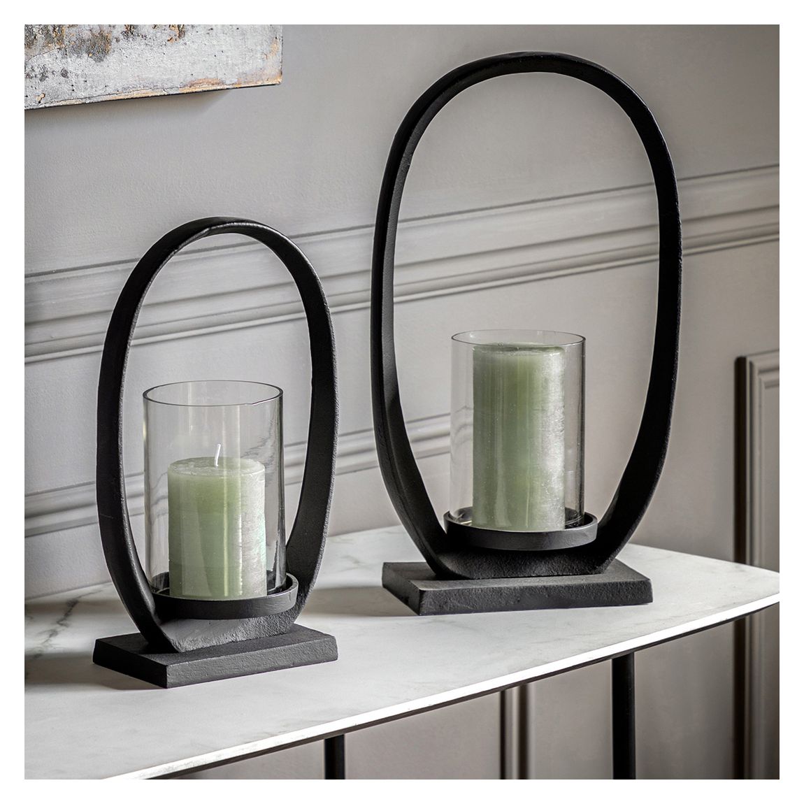 Hooper Lantern Small Black 195x110x325mm main product photo
