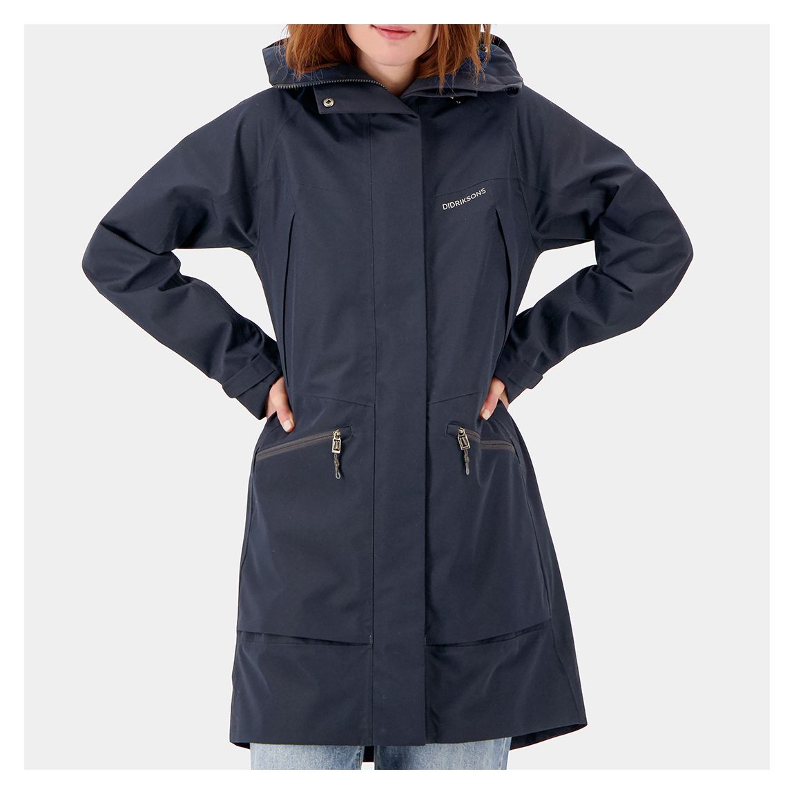Navy Ilma Waterproof Parka main product photo
