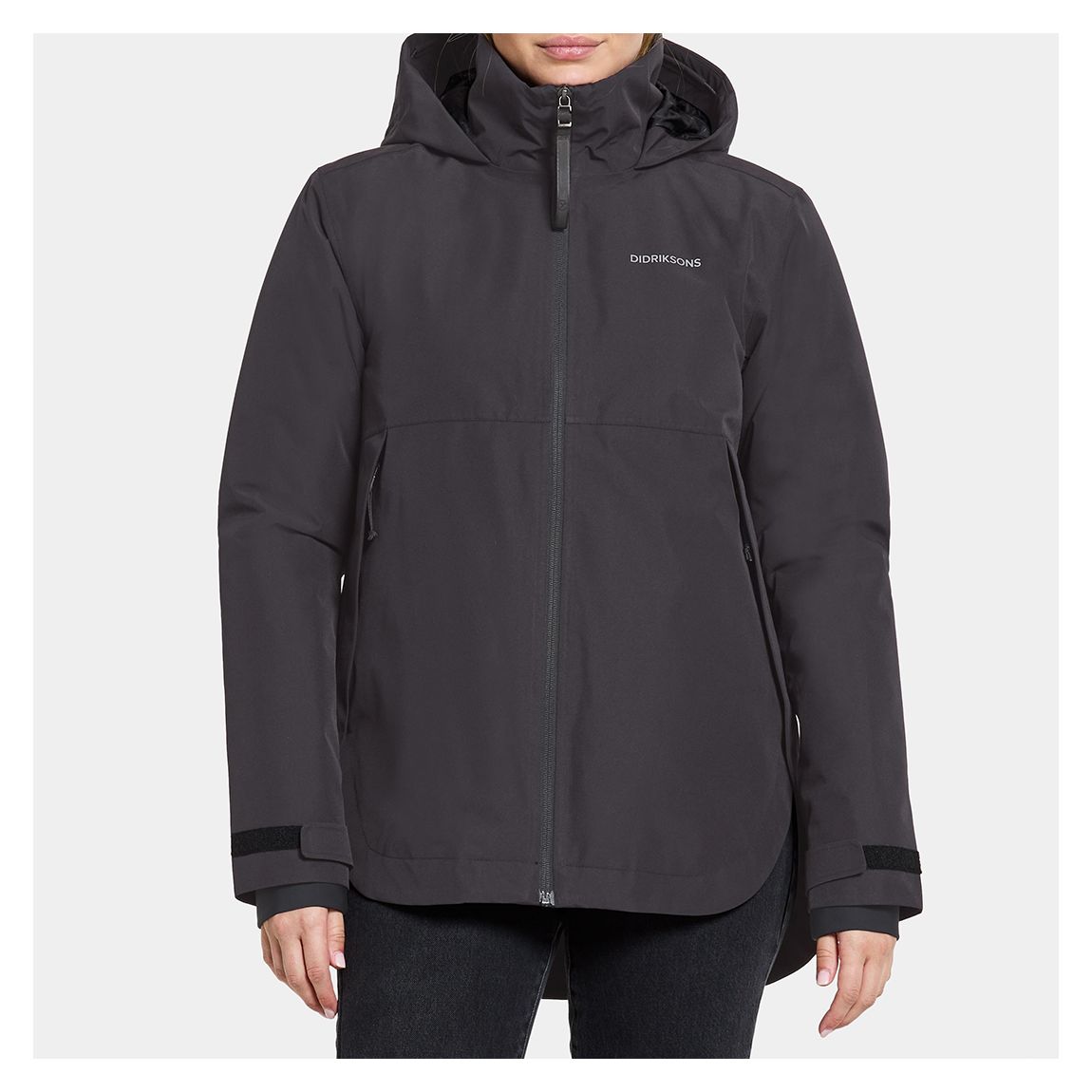 Black Jennie Waterproof Jacket main product photo