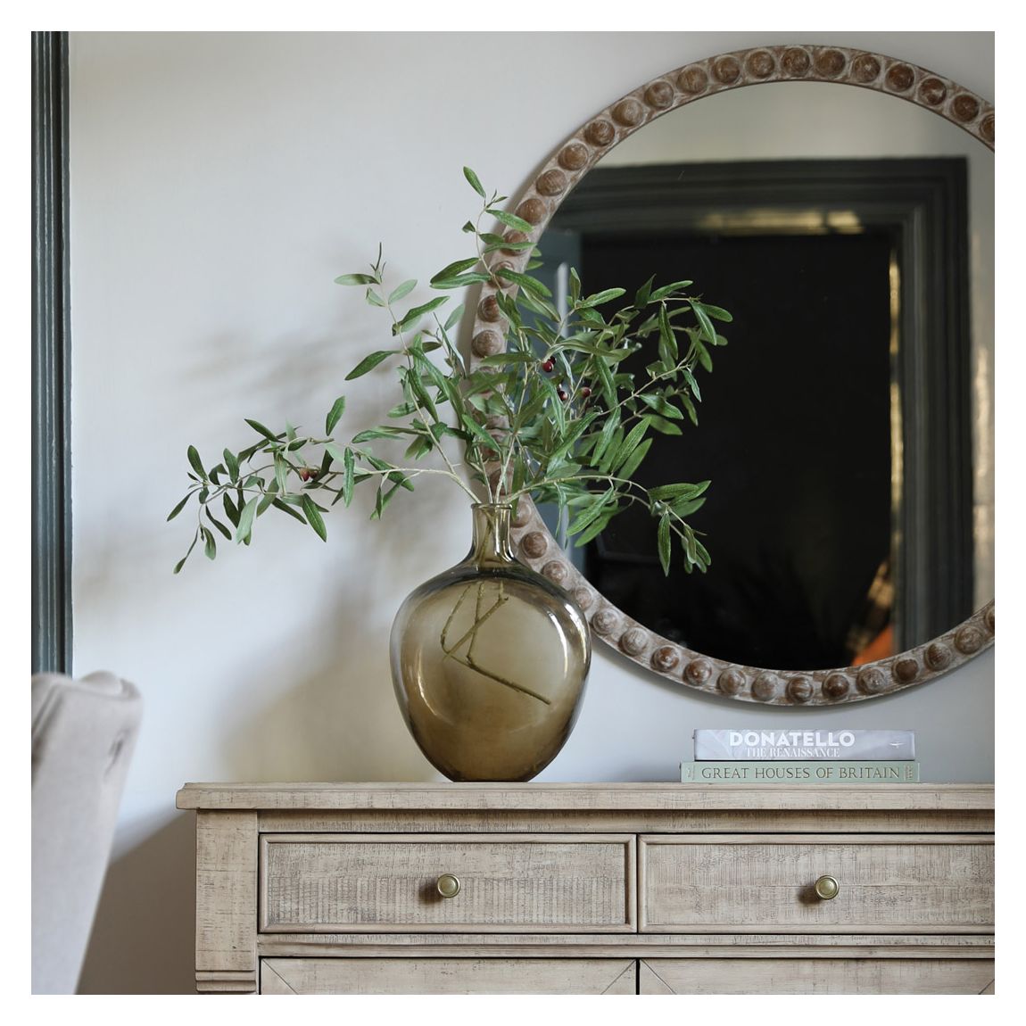 Deblois Round Mirror, Small main product photo