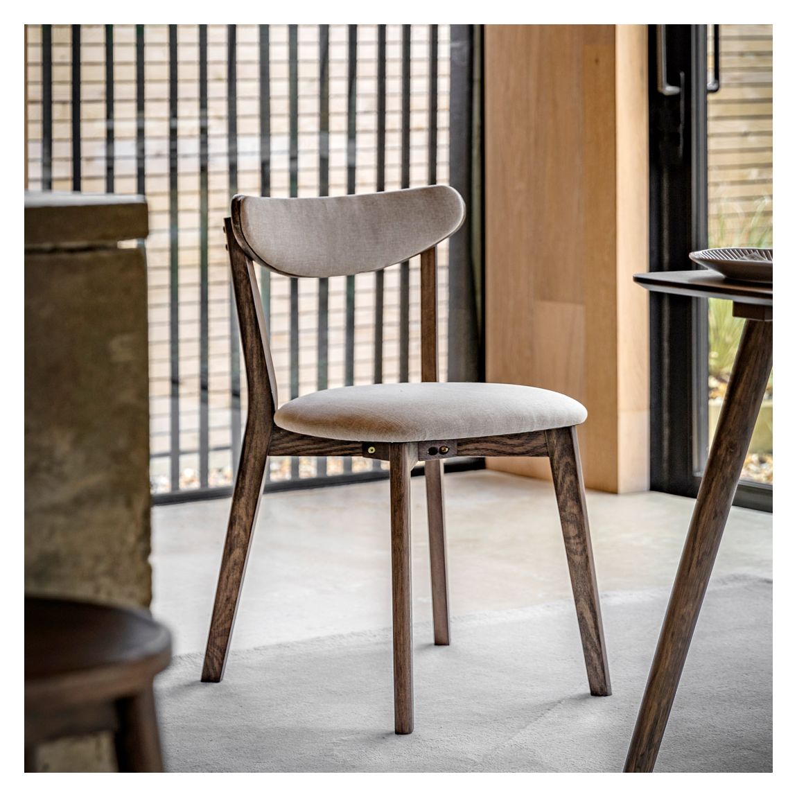 Set of 2 Brisla Dining Chair, Smoked main product photo