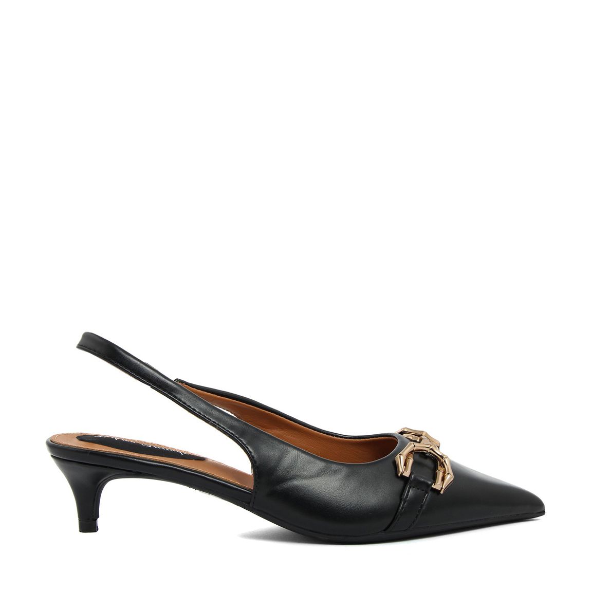 Black Sling Back Court main product photo