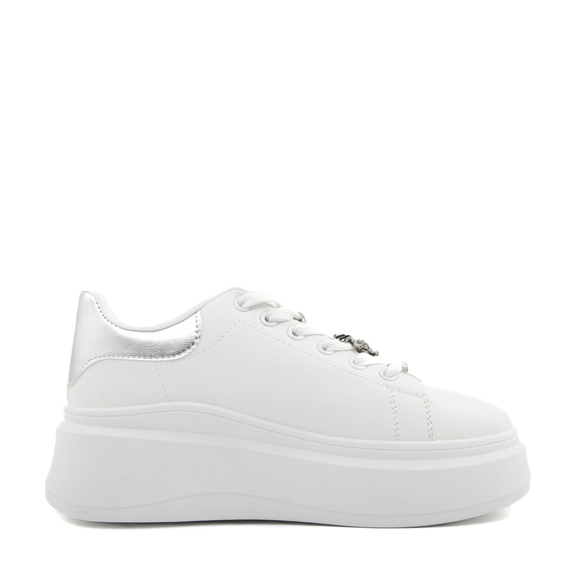 White/Silver Platform Trainer main product photo