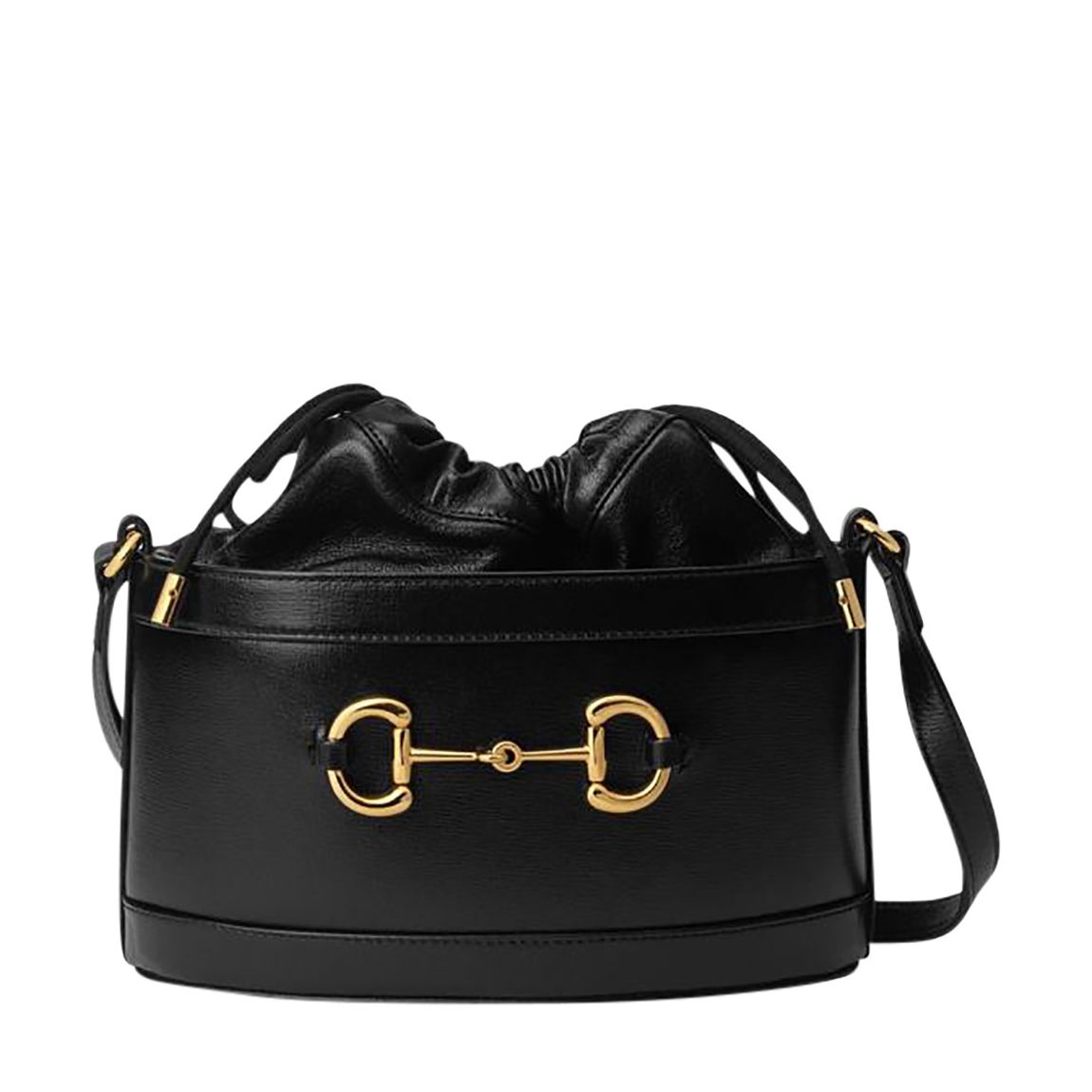 Gucci 1955 Horsebit Black Leather Bucket Bag main product photo
