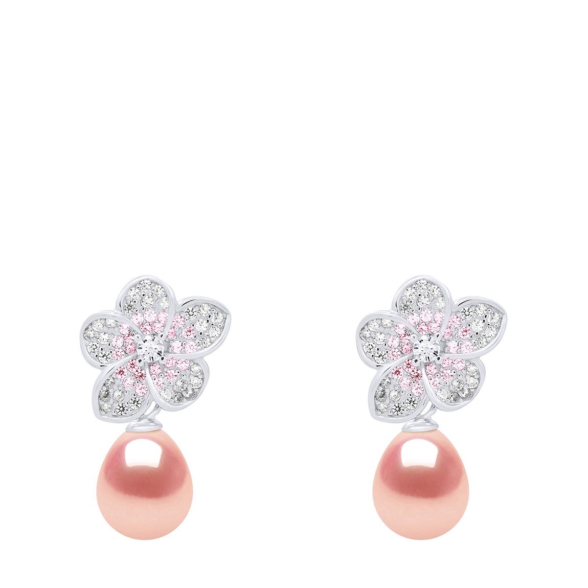 Real Cultured Freshwater Pearls Earrings 9-10 mm main product photo