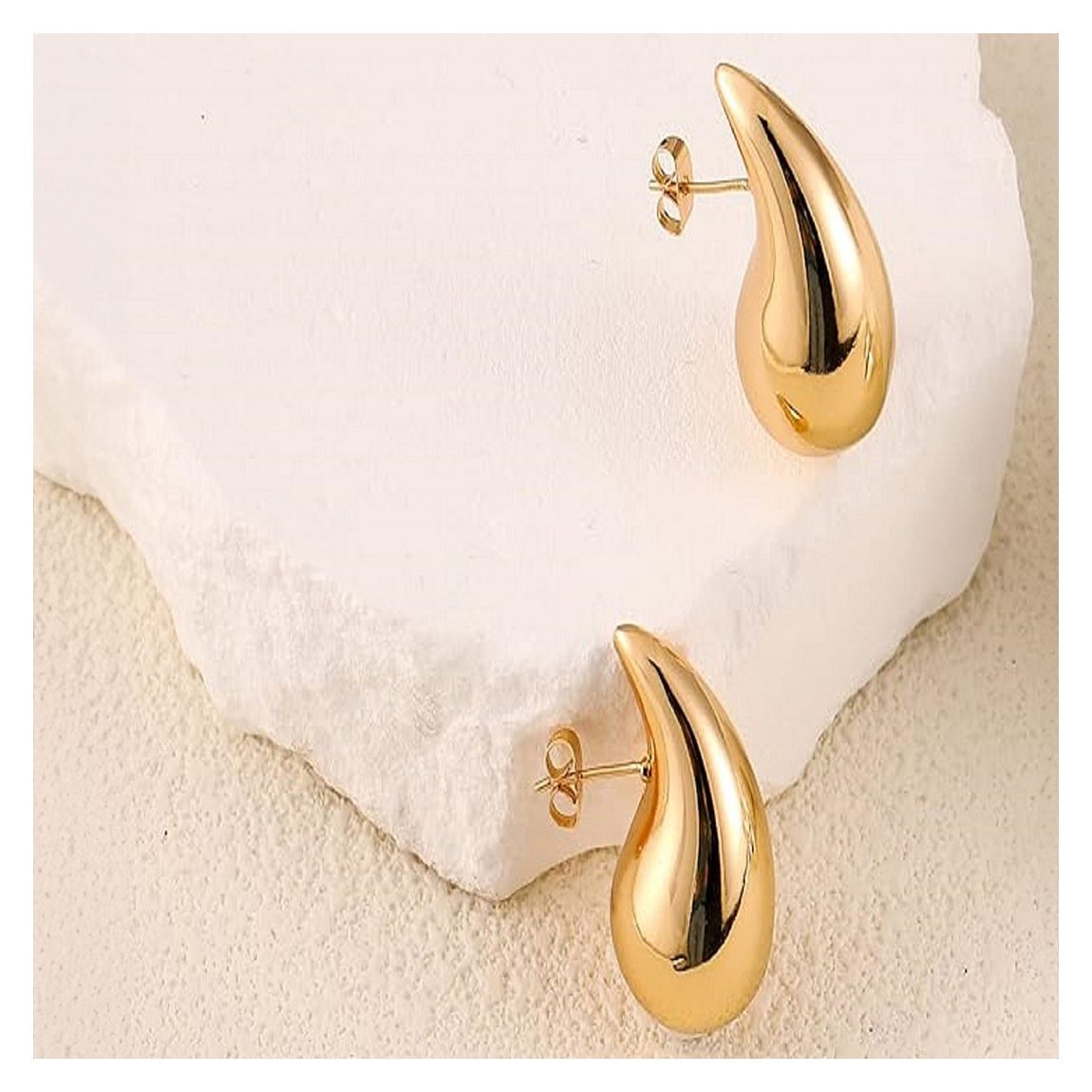 Gold Tear Earring main product photo