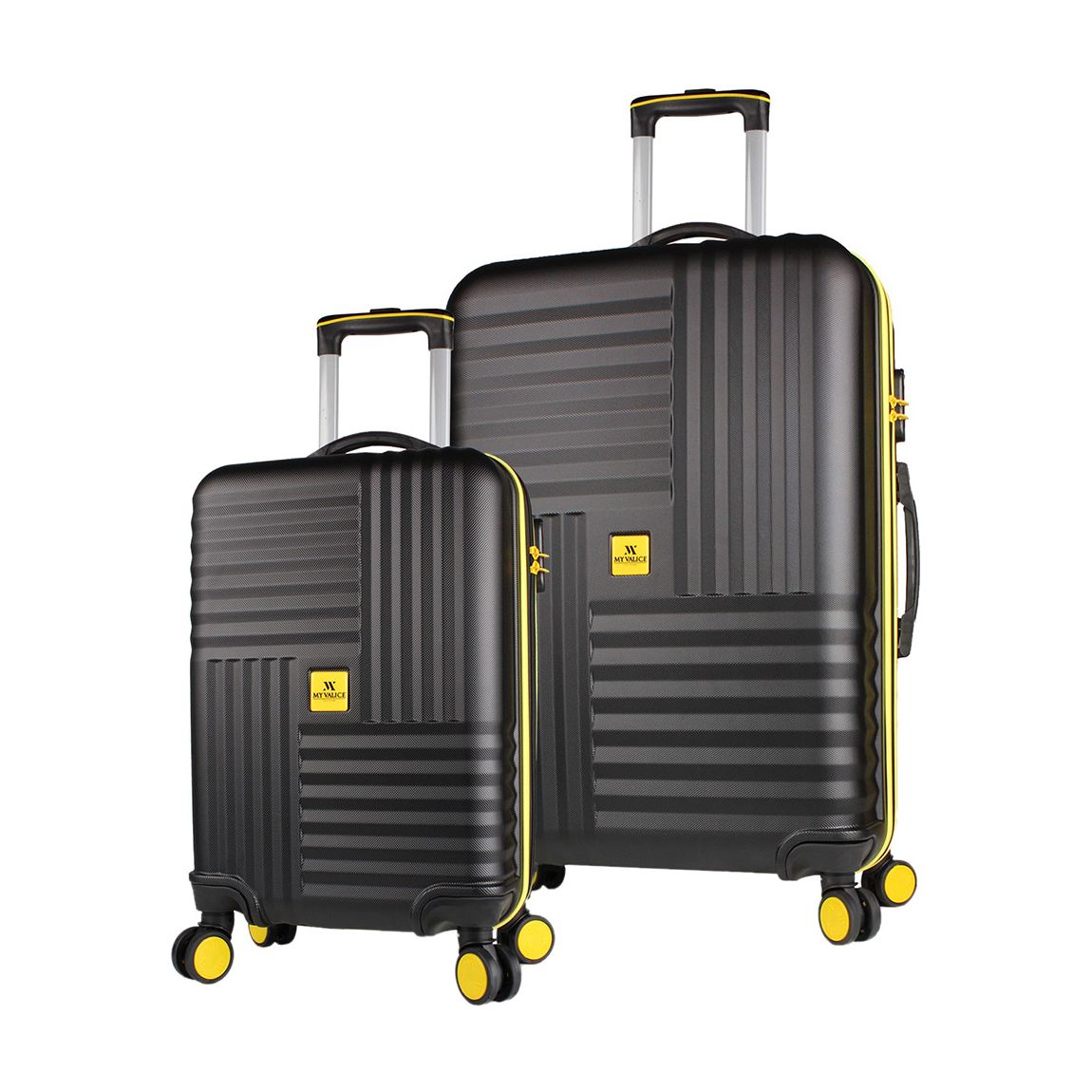 Black PLEKB Set of 2 Suitcases main product photo