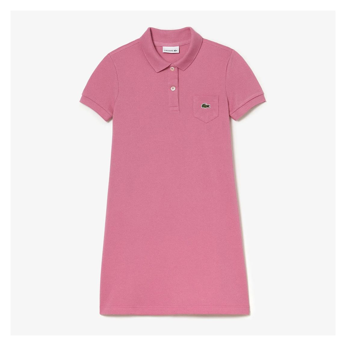 Baby Girl's Pink Sleeveless Polo Dress main product photo