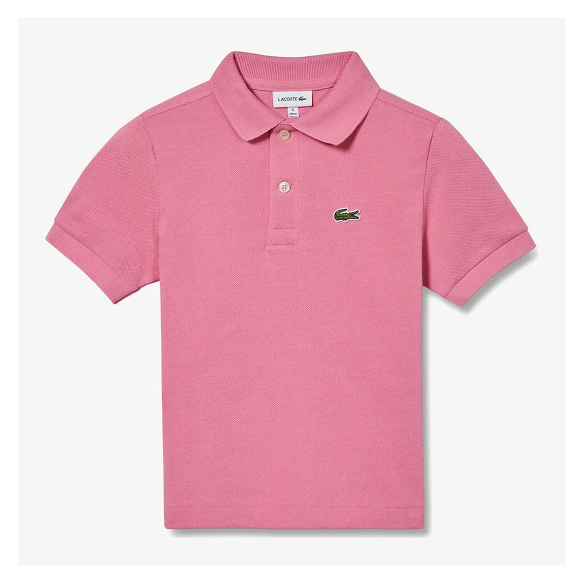 Teens Unisex Pink Short Sleeve Cotton Polo Shirt main product photo