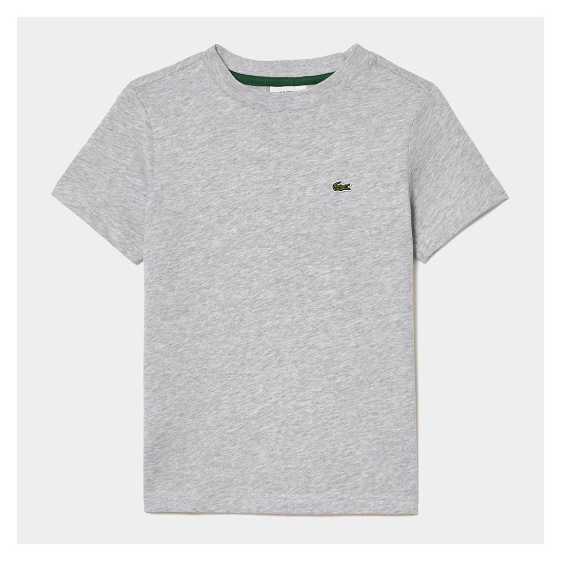 Kids Unisex Grey Cotton Blend T-Shirt main product photo