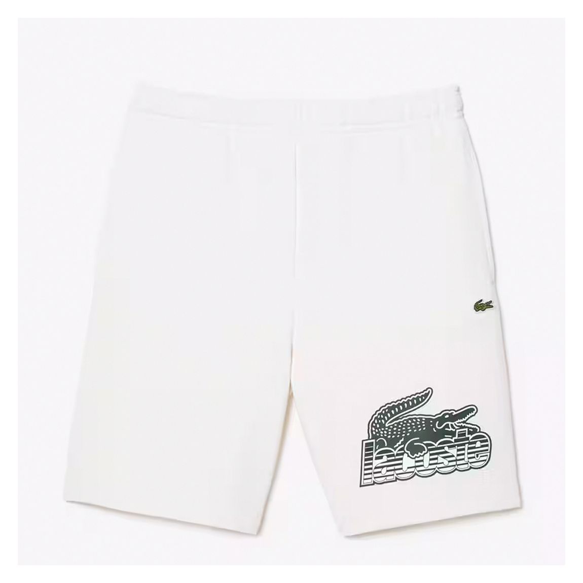 Kid Boy's Cream Printed Cotton Joggers Shorts main product photo