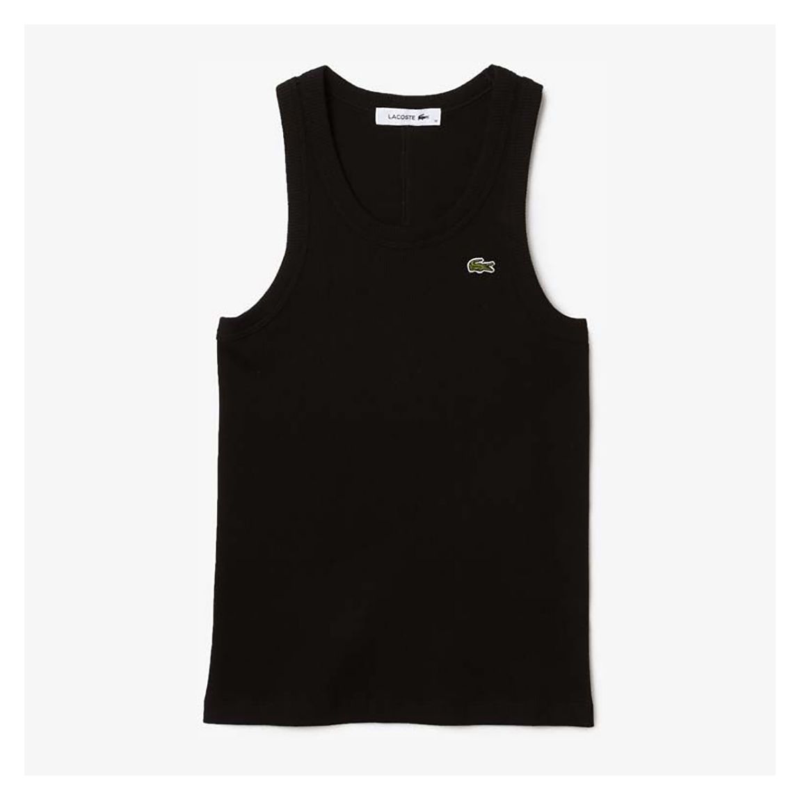 Black Cotton Tank Top main product photo