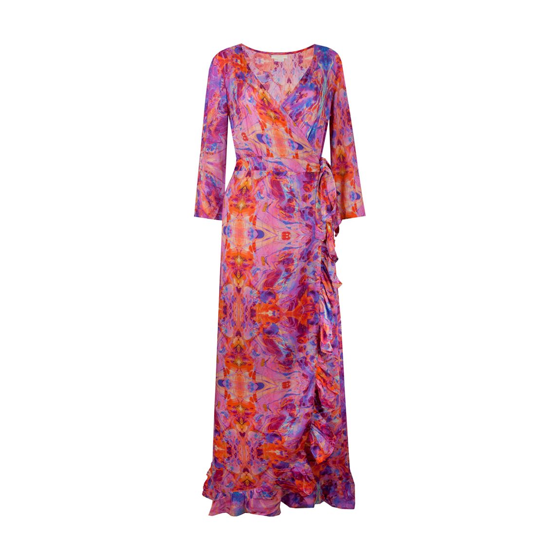 Pink Fire Maxi Dress (Long) main product photo