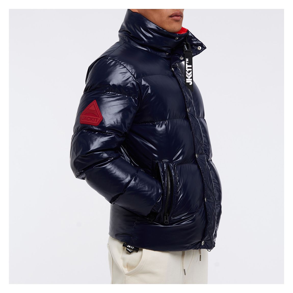Navy EZ Puffer Jacket main product photo
