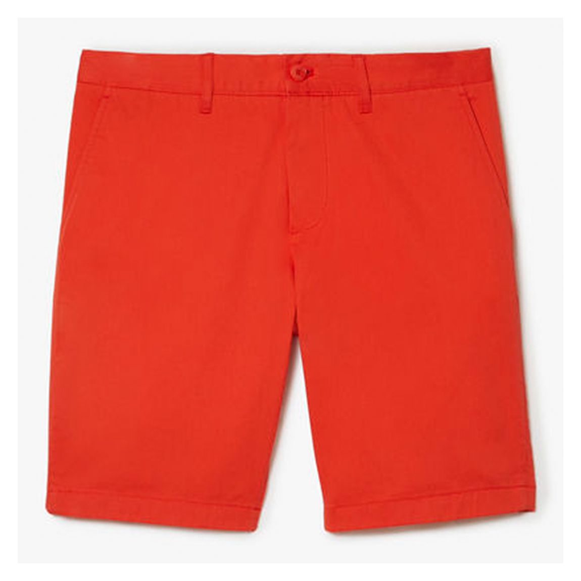 Orange Cotton Blend Bermuda Shorts main product photo