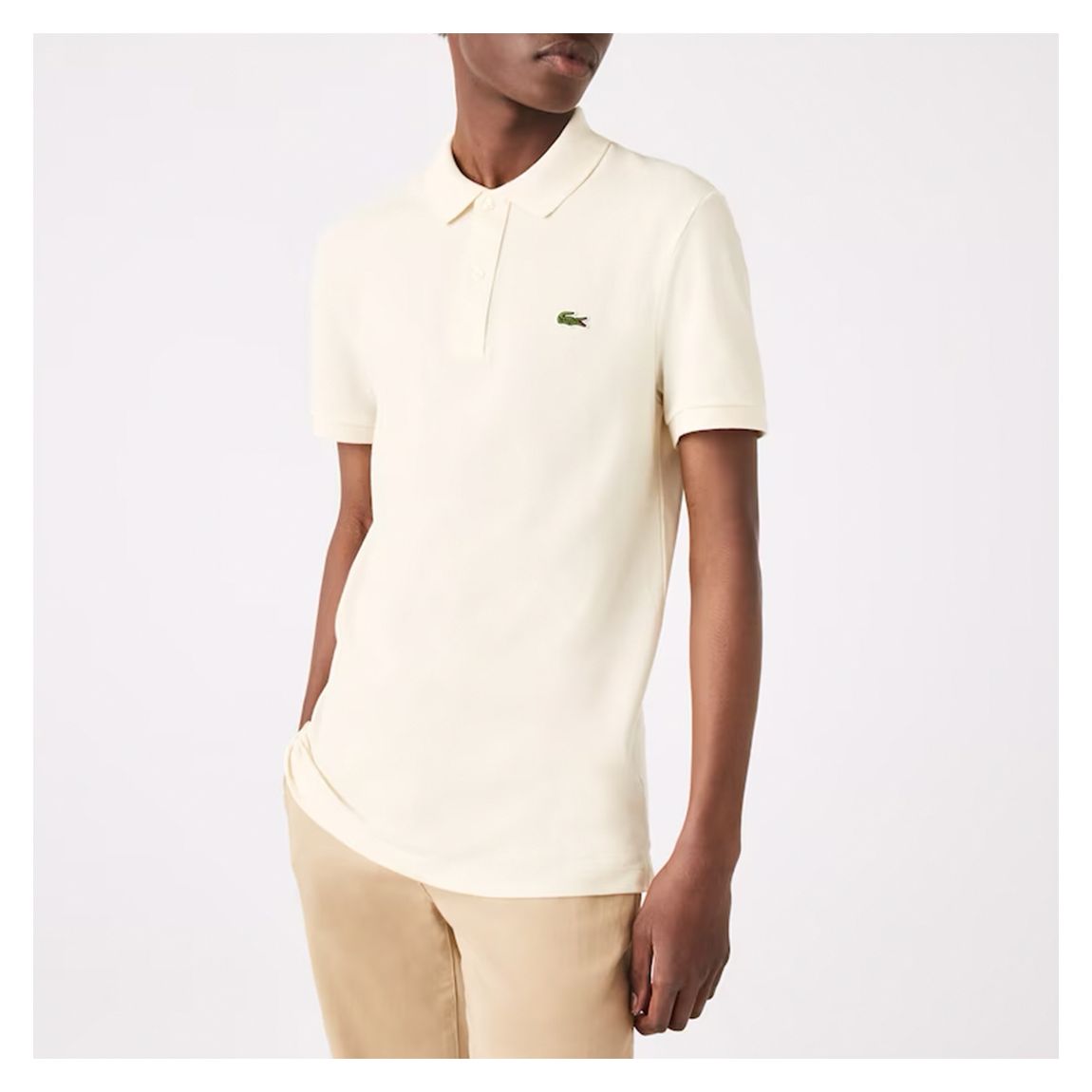 Cream Cotton Polo Shirt main product photo