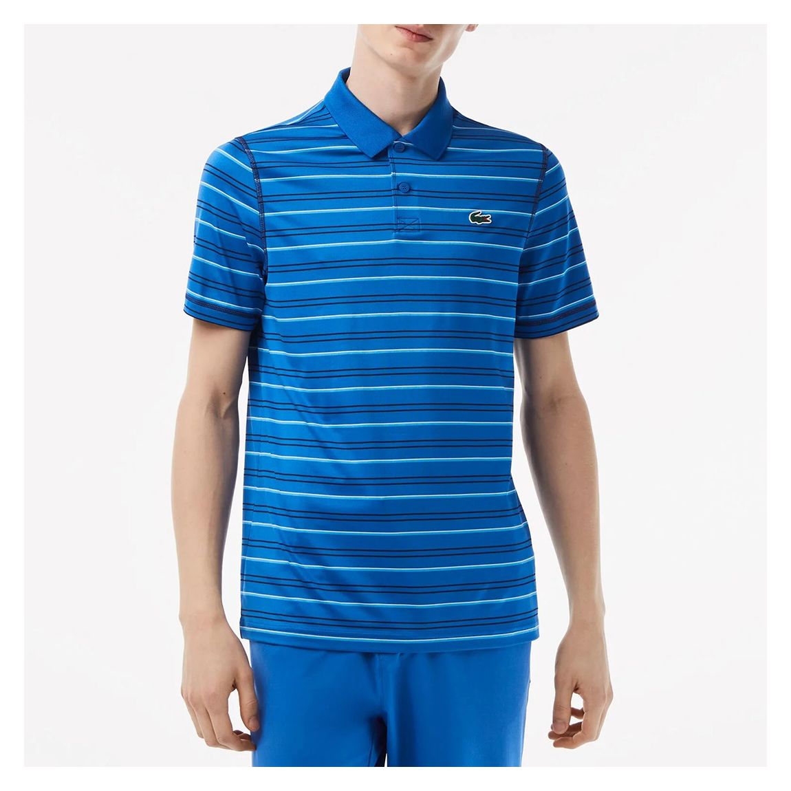 Blue Striped Polo Shirt main product photo