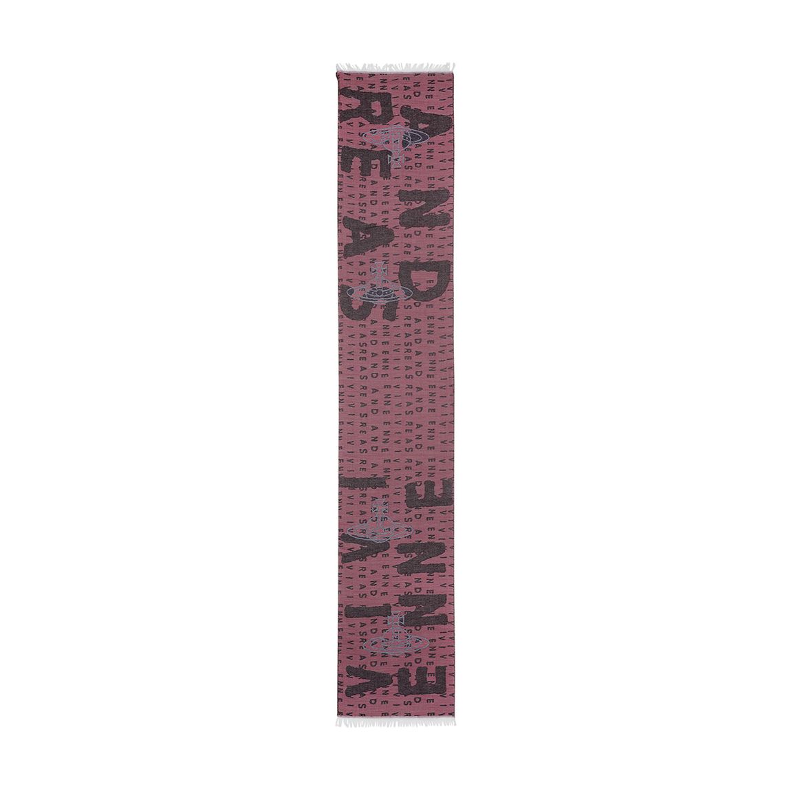Pink Vivi Text Print Scarf main product photo