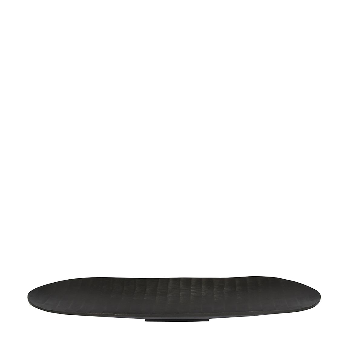 Iconic Ripples Elliptical Platter, Graphite 60cm main product photo