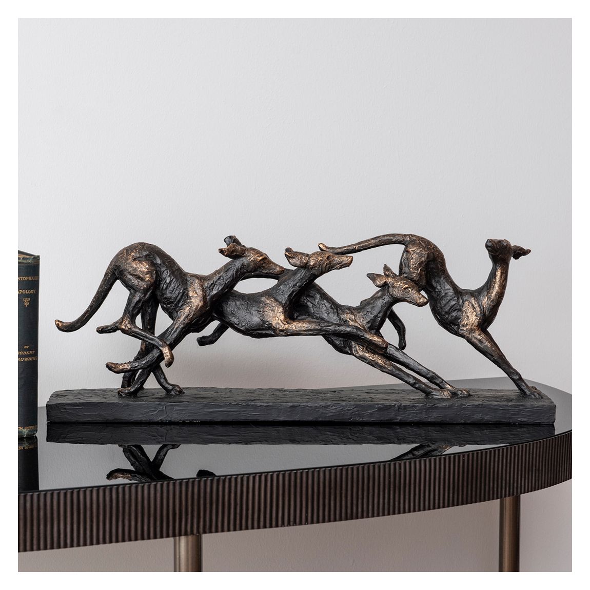 Iconic Racing Greyhounds Sculpture main product photo