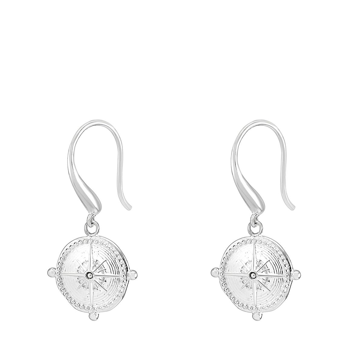 Silver True North Story Drop Earrings main product photo