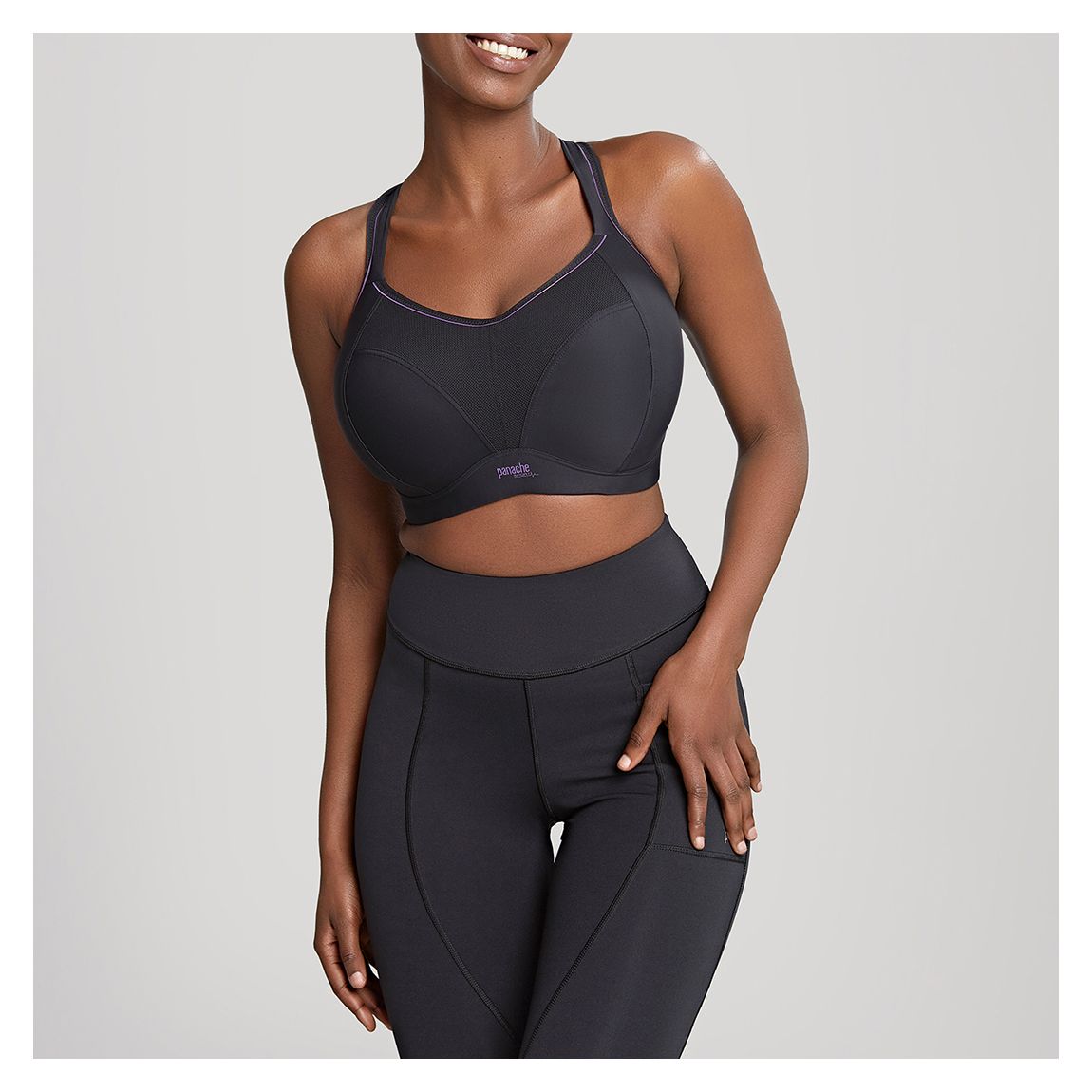 Non Wired Sports Bra-Black main product photo
