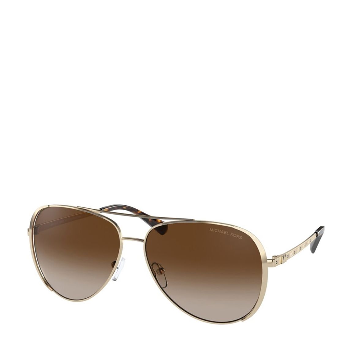 Women's Michael Kors Gold Sunglasses 60mm main product photo