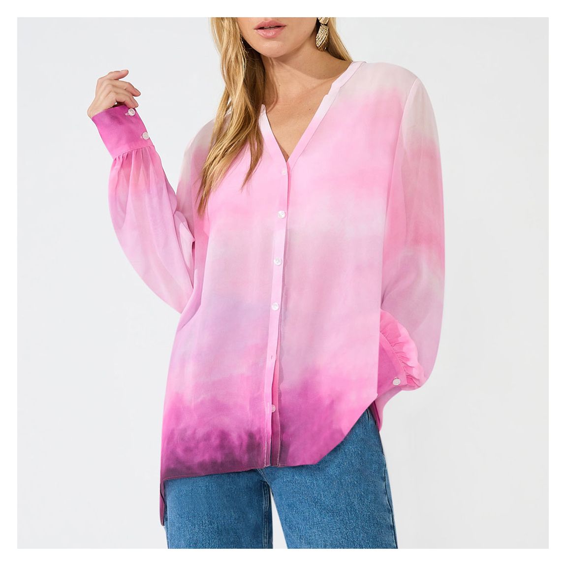 Pink Ombre Shirt main product photo