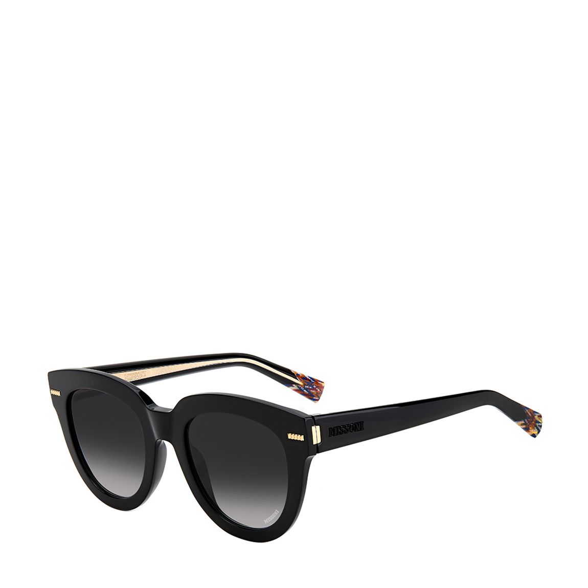 Black Dark Grey Shaded Cat Eye Sunglasses main product photo